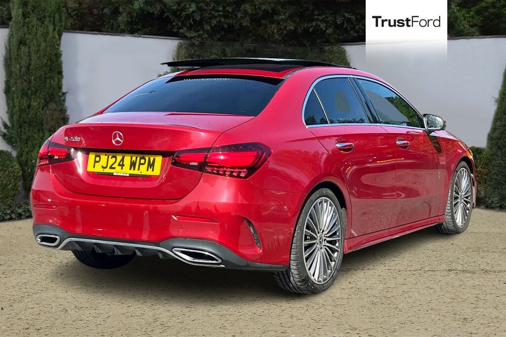 Mercedes-Benz A Class A200 Amg Line Premium Plus Heads-up Displ PJ24WPM Red #4