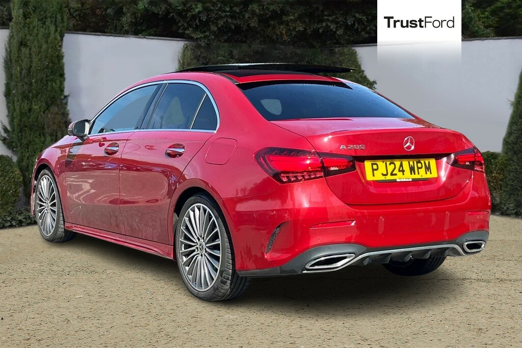 Mercedes-Benz A Class A200 Amg Line Premium Plus Heads-up Displ PJ24WPM Red #2