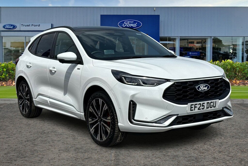 Ford Kuga 2.5 Fhev St-line X 4Wd Cvt- With Heads Up Disp White