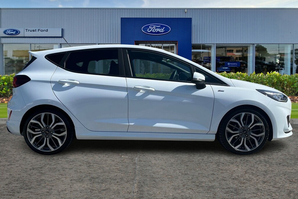 Ford Fiesta 1.0T Ecoboost Mhev St-line X Edition Hatchback BP72EPZ White #3