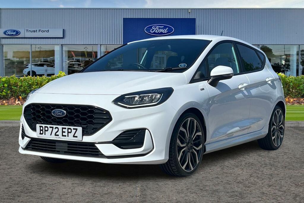 Ford Fiesta 1.0T Ecoboost Mhev St-line X Edition Hatchback BP72EPZ White #5