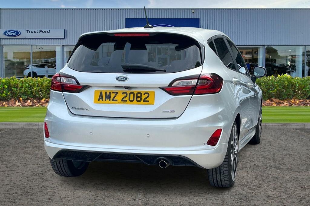 Ford Fiesta 1.0 Ecoboost Hybrid Mhev 125 St-line X AMZ2082 Silver #4
