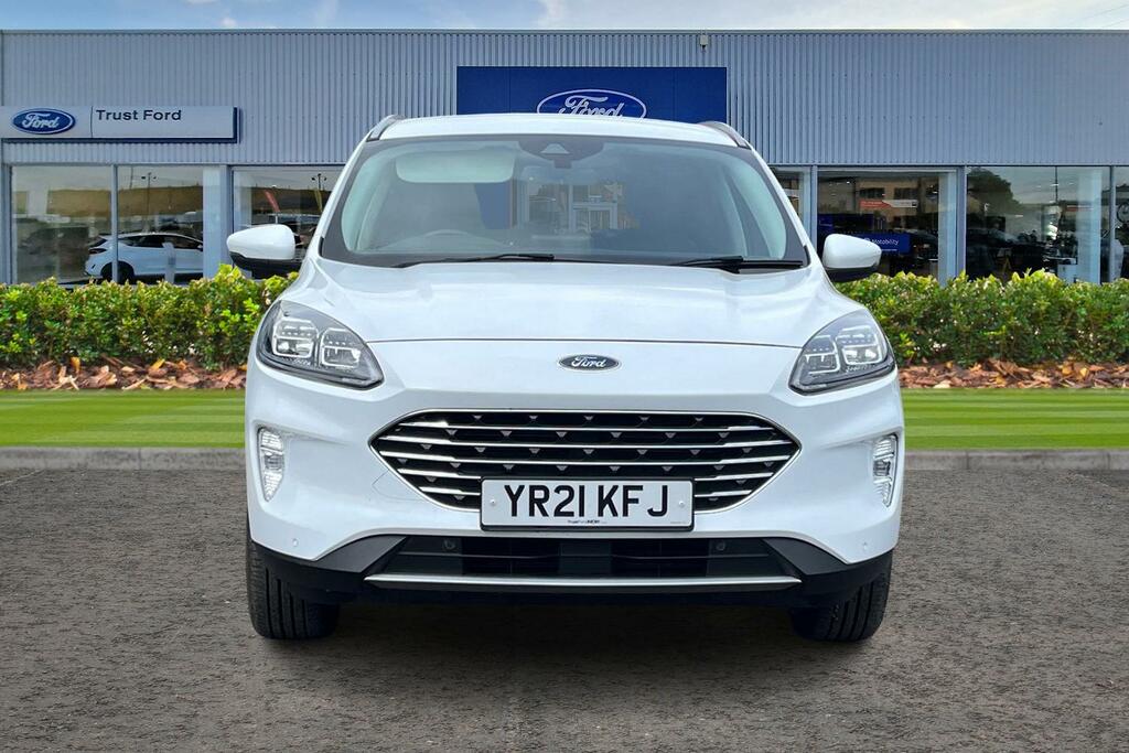 Ford Kuga 2.0 Ecoblue 190 Titanium Edition Awd YR21KFJ White #6