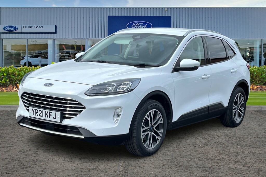 Ford Kuga 2.0 Ecoblue 190 Titanium Edition Awd YR21KFJ White #5