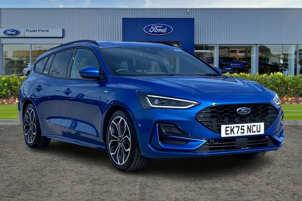 Ford Focus 1.0 Ecoboost Hybrid Mhev 155 St-line X W Blue