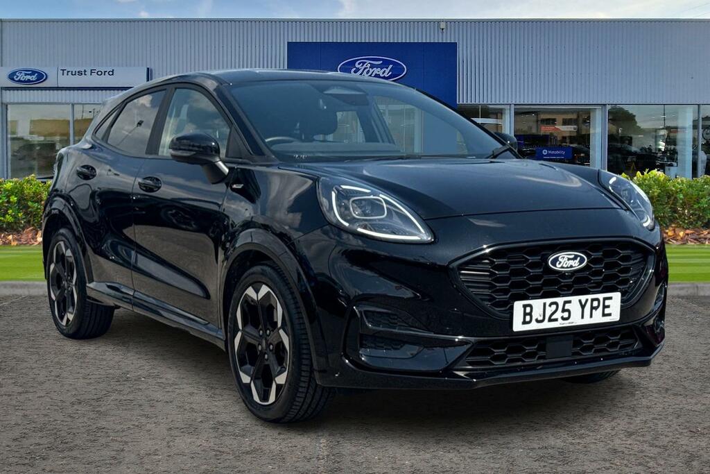 Ford Puma 1.0 Ecoboost Hybrid Mhev St-line X 5Dr- With Bang Black