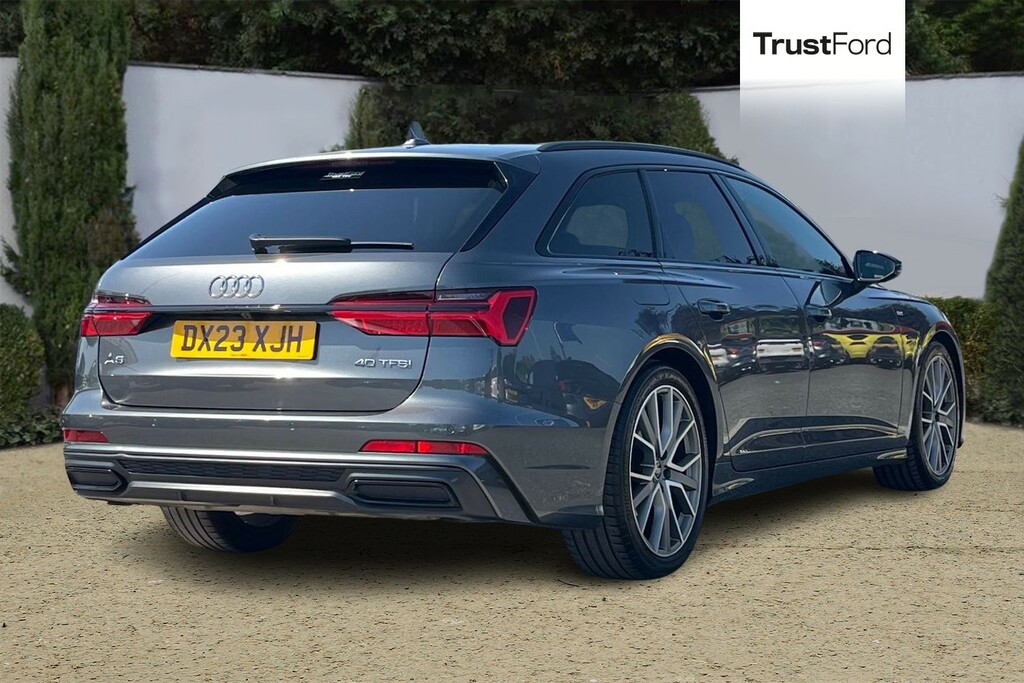 Audi A6 Avant 2.0 Tfsi 40 Black Edition Estate S Tron DX23XJH Grey #4