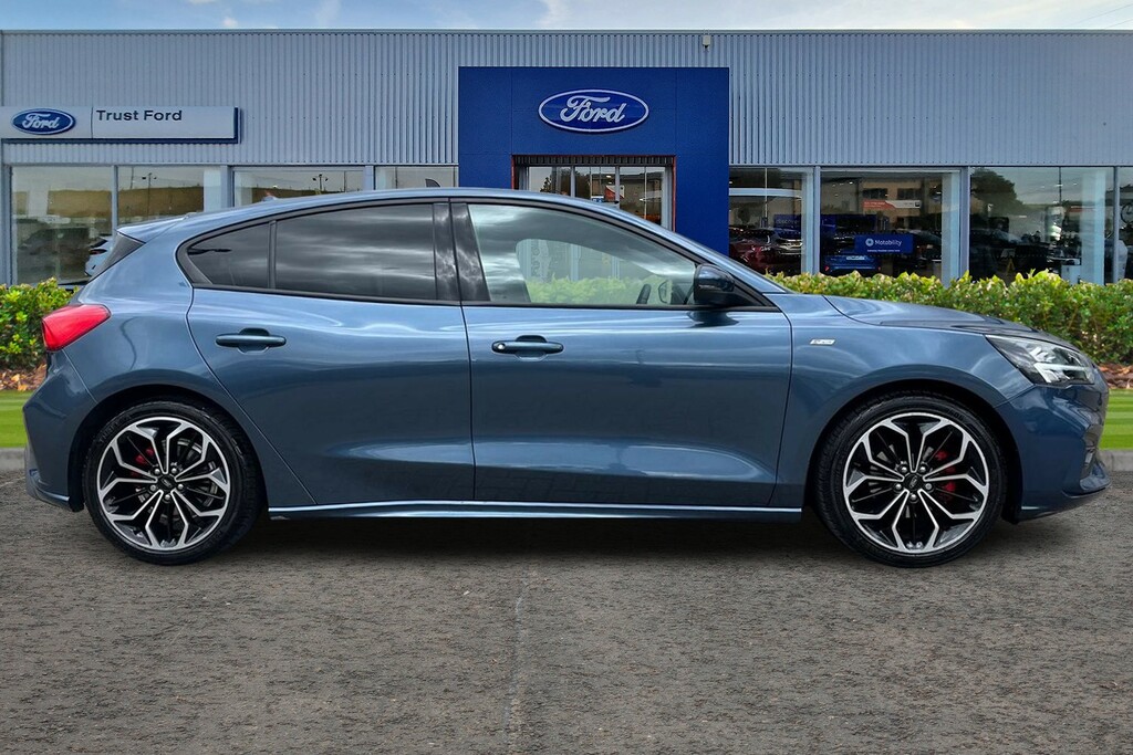 Ford Focus 1.0T Ecoboost St-line X Hatchback LS70YLW Blue #3