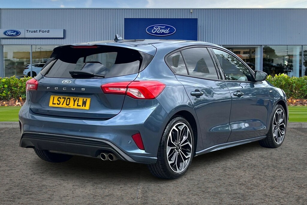 Ford Focus 1.0T Ecoboost St-line X Hatchback LS70YLW Blue #4