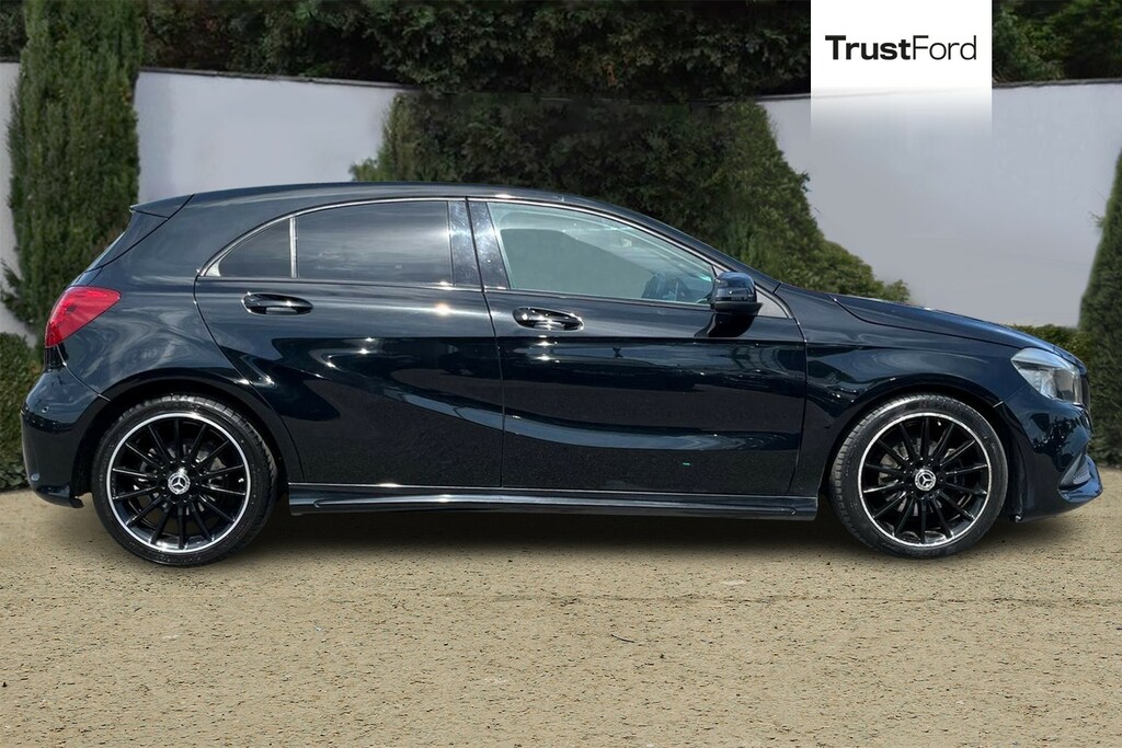 Mercedes-Benz A Class A200d Amg Line Executive KV17EGK Black #3