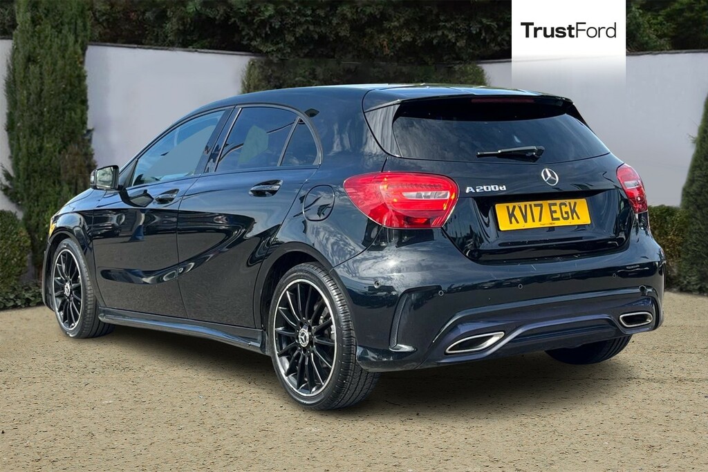 Mercedes-Benz A Class A200d Amg Line Executive KV17EGK Black #2