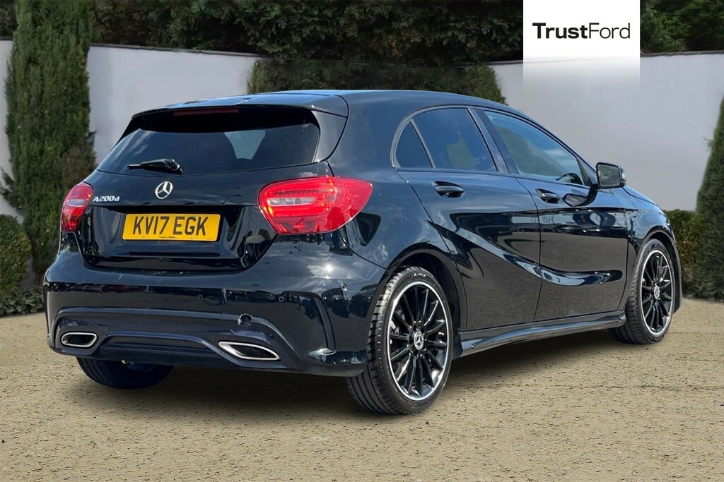 Mercedes-Benz A Class A200d Amg Line Executive KV17EGK Black #4