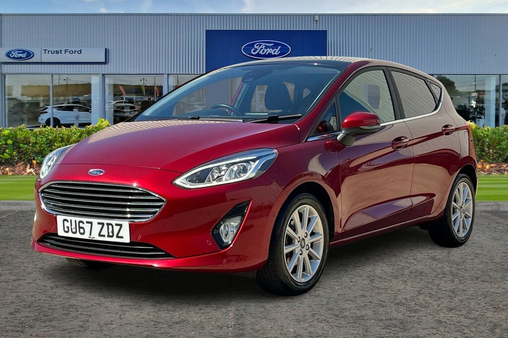 Ford Fiesta 1.0T Ecoboost Titanium Hatchback GU67ZDZ Red #5