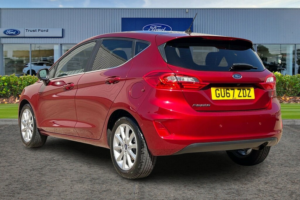 Ford Fiesta 1.0T Ecoboost Titanium Hatchback GU67ZDZ Red #2