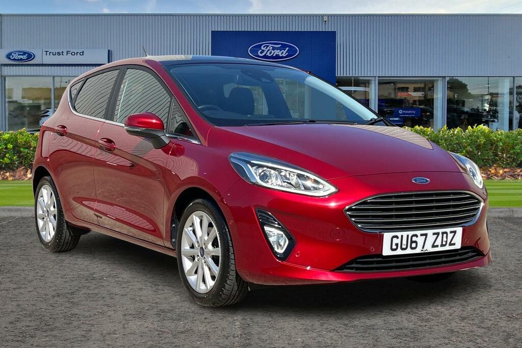 Ford Fiesta 1.0T Ecoboost Titanium Hatchback Red