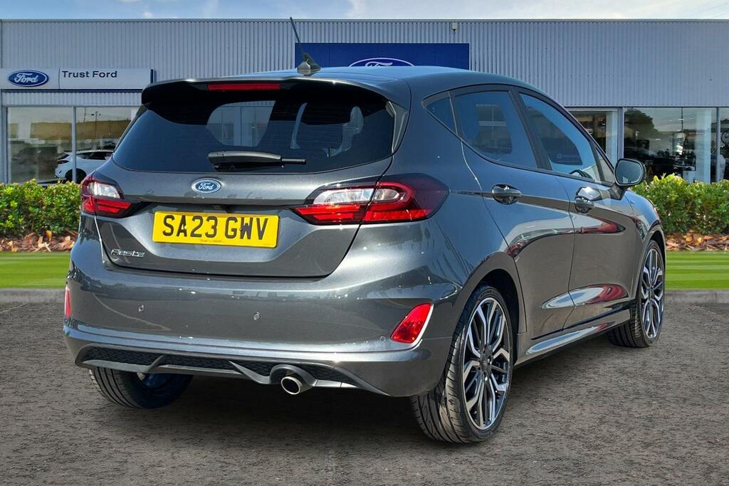 Ford Fiesta 1.0T Ecoboost St-line X Hatchback Manua SA23GWV Grey #4