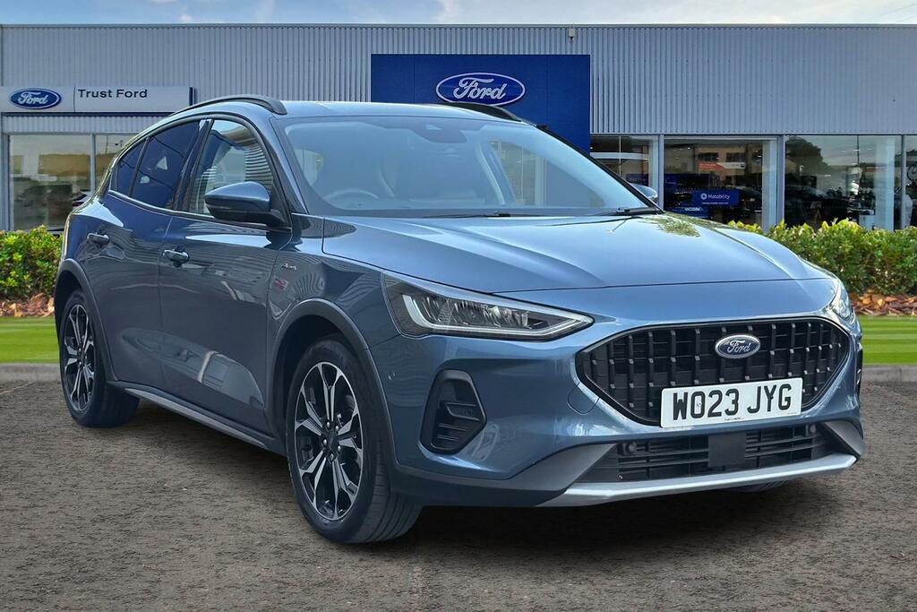 Ford Focus 1.0 Ecoboost Active X With Front Rear Sensor WO23JYG Blue
