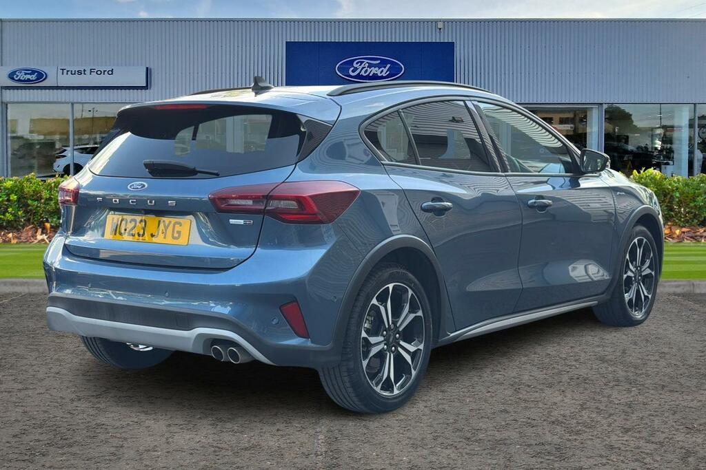 Ford Focus 1.0 Ecoboost Active X With Front Rear Sensor WO23JYG Blue #4