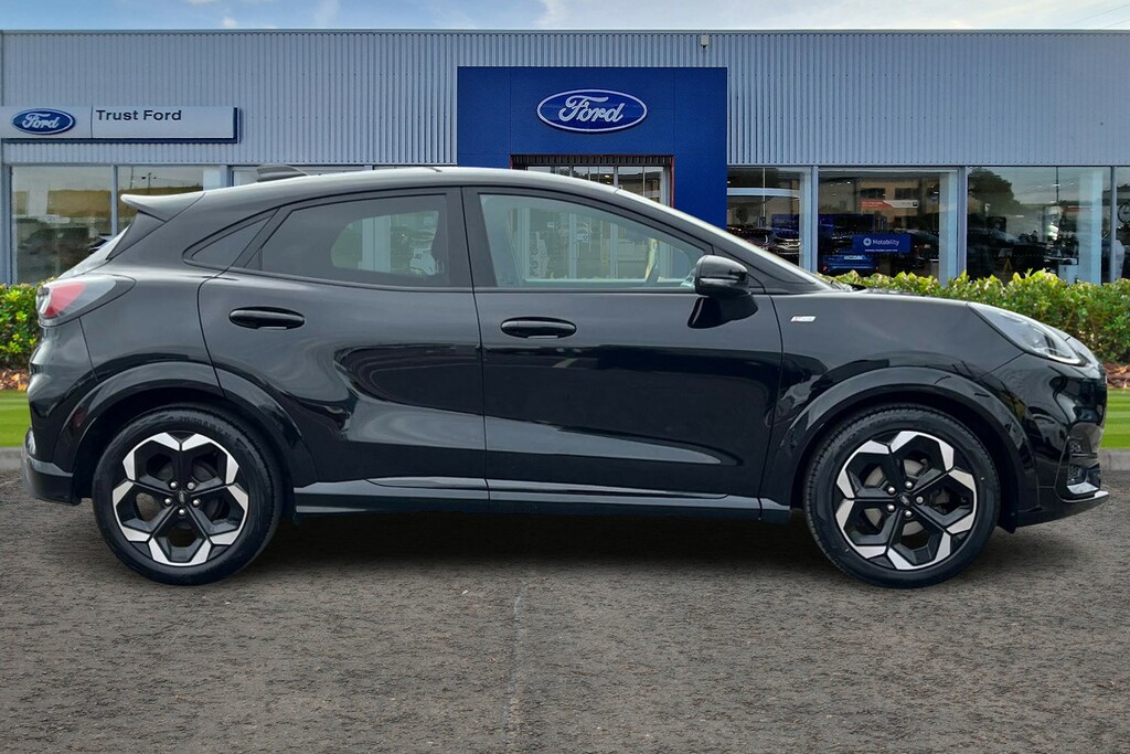 Ford Puma 1.0 Ecoboost Hybrid Mhev St-line X SW74DUJ Black #3