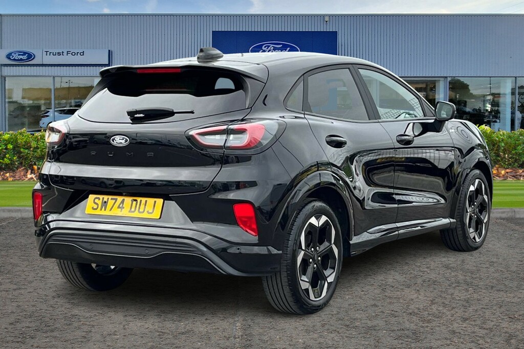 Ford Puma 1.0 Ecoboost Hybrid Mhev St-line X SW74DUJ Black #4