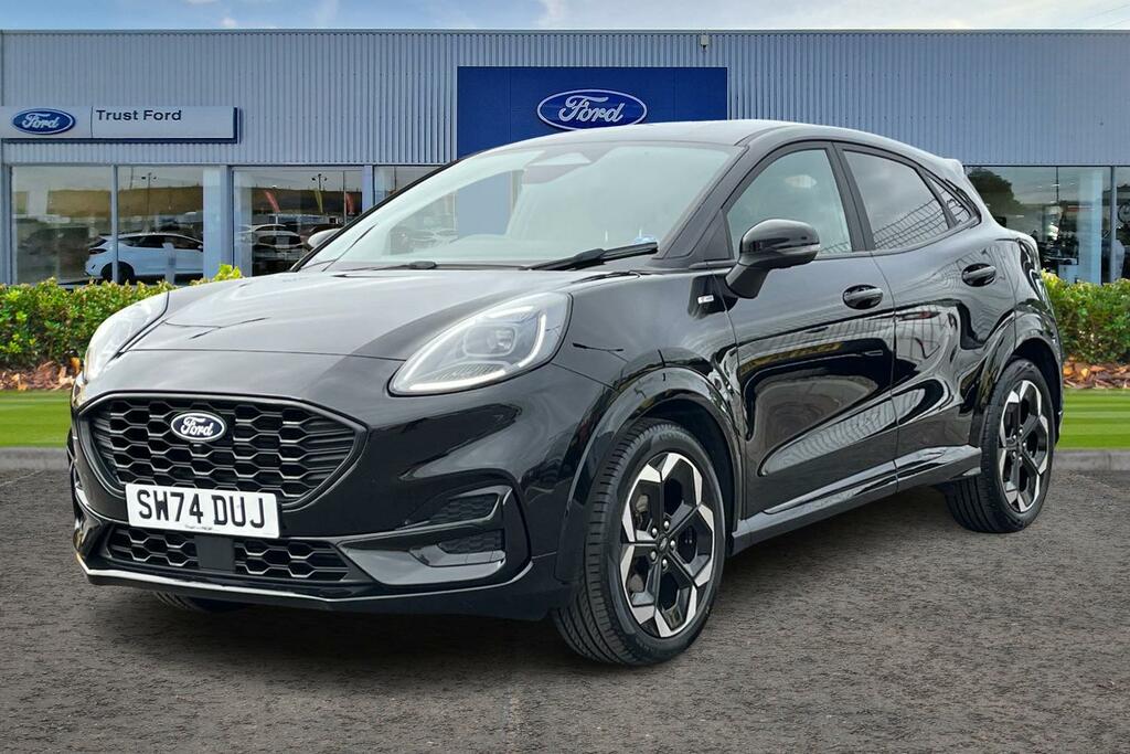 Ford Puma 1.0 Ecoboost Hybrid Mhev St-line X SW74DUJ Black #5
