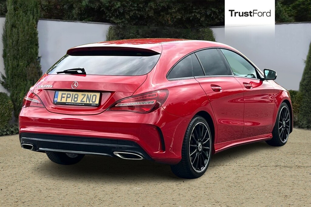 Mercedes-Benz CLA Class Cla 220D Amg Line Night Edition Tip Red #4