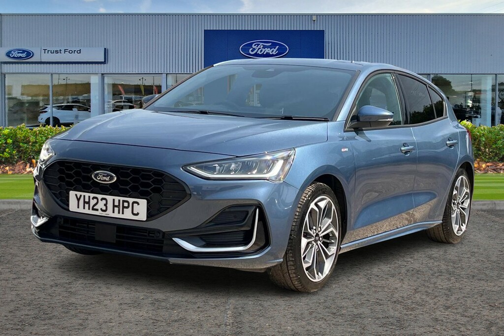Ford Focus 1.0 St-line Vignale Sync4 Navigation Heated Seats YH23HPC Blue #5