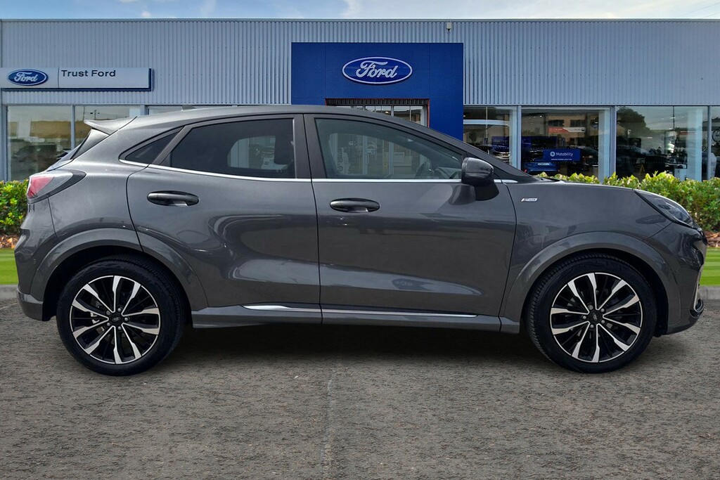 Ford Puma 1.0 Ecoboost Hybr Mhev 155 St-line Vignale Dct AV23OUP Grey #3