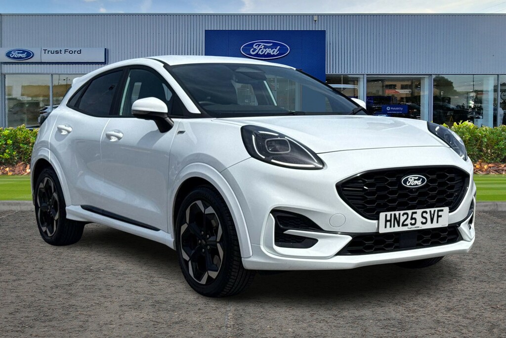 Ford Puma 1.0 Ecoboost Hybrid Mhev St-line X 5Dr- With Power White