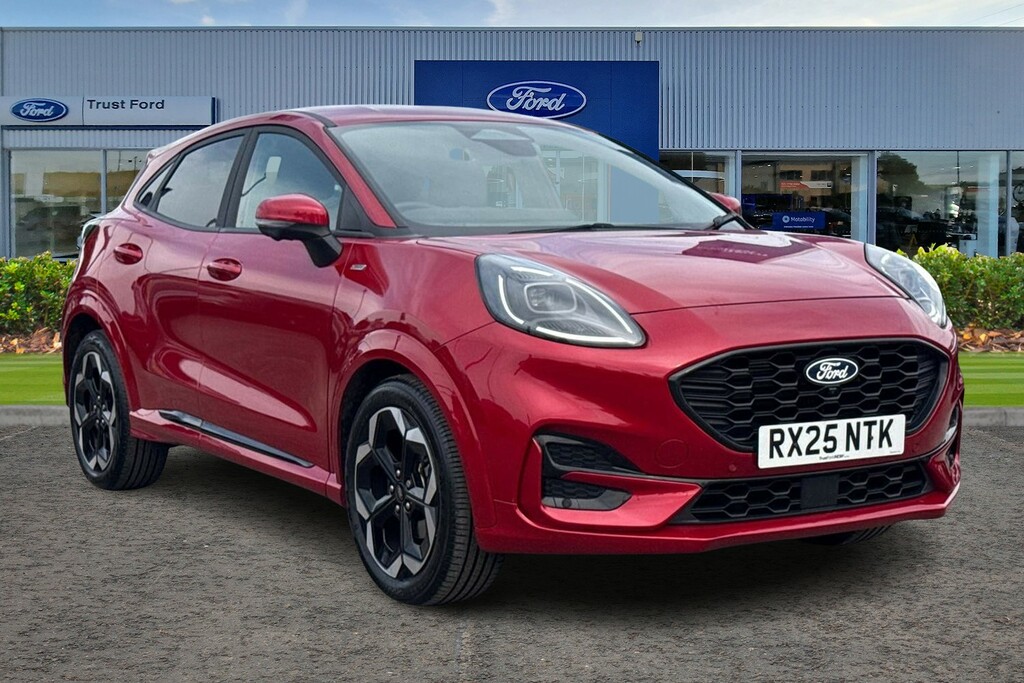 Ford Puma 1.0 Ecoboost Hybrid Mhev St-line X 5Dr- With Drive Red
