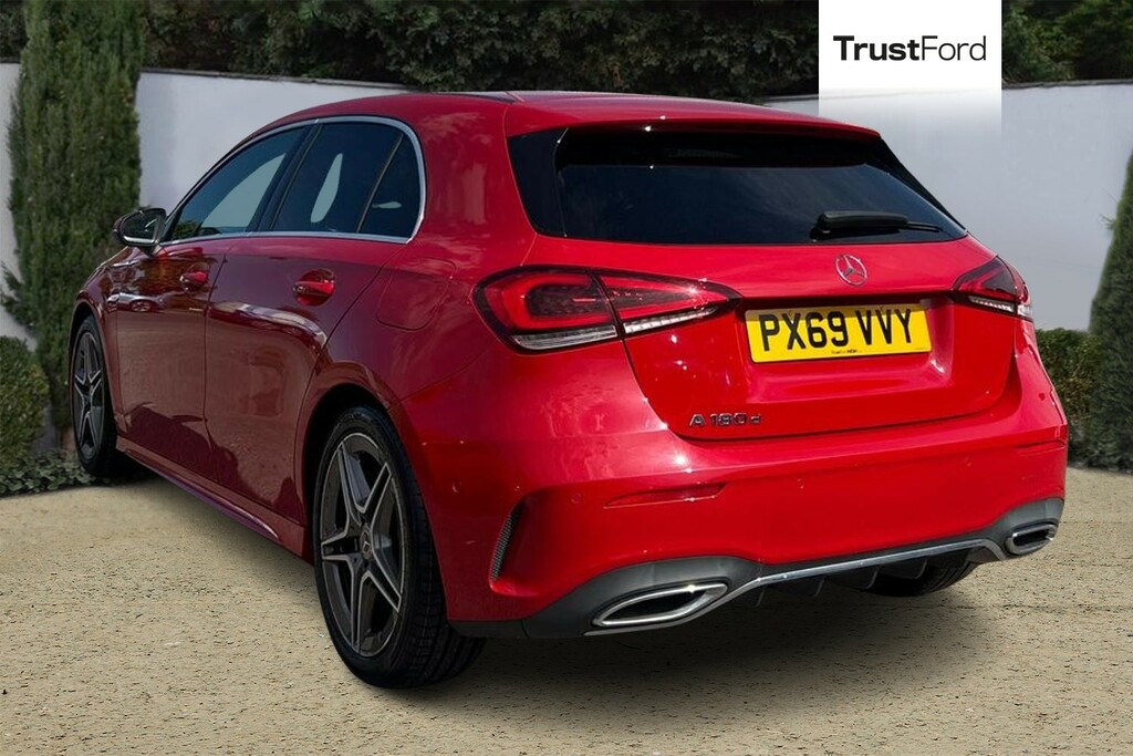 Mercedes-Benz A Class A180d Amg Line Executive PX69VVY Red #2