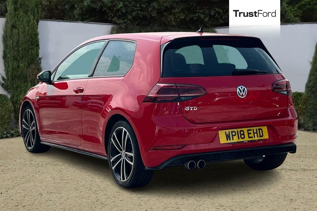 Volkswagen Golf 2.0 Tdi Gtd Hatchback Dsg Euro 6 S S WP18EHD Red #2
