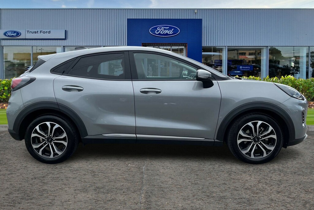 Ford Puma 1.0T Ecoboost Mhev Titanium Suv - Wirel RX74CKF Silver #4