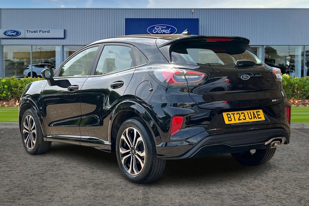 Ford Puma 1.0 Ecoboost Hybrid Mhev St-line Dct BT23UAE Black #2