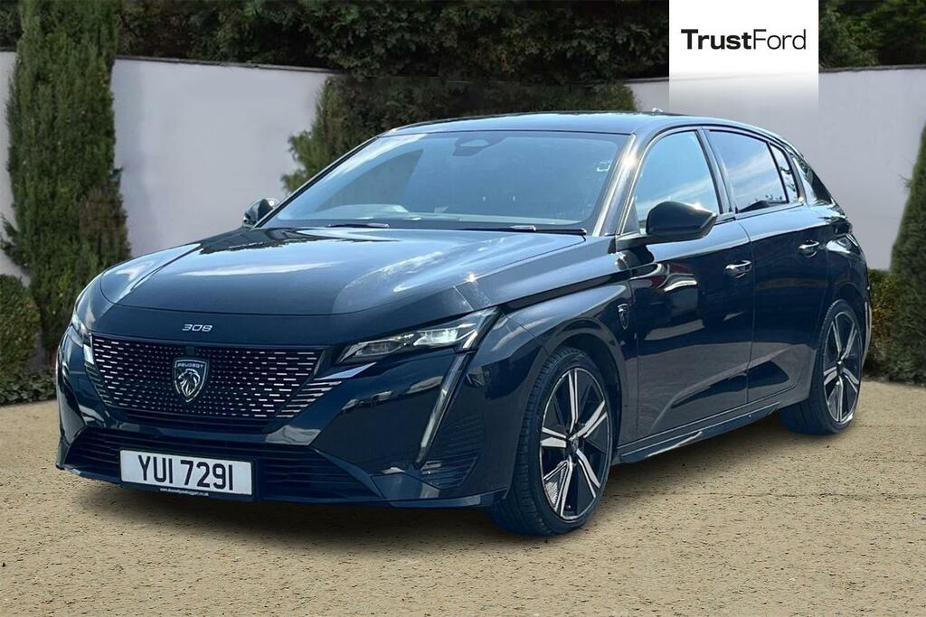 Peugeot 308 1.5 Bluehdi Gt Eat8 - Reversing Camera Sat Nav YUI7291 Black #5