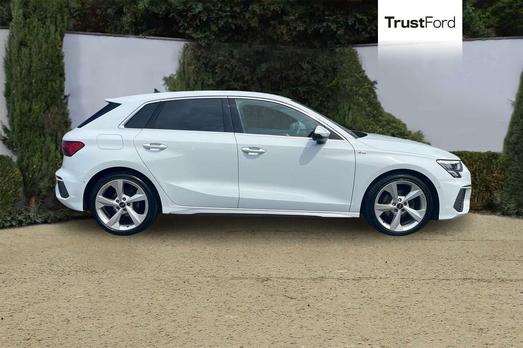 Audi A3 30 Tfsi S Line S Tronic - Heated Seats Reversi AMZ7352 White #3