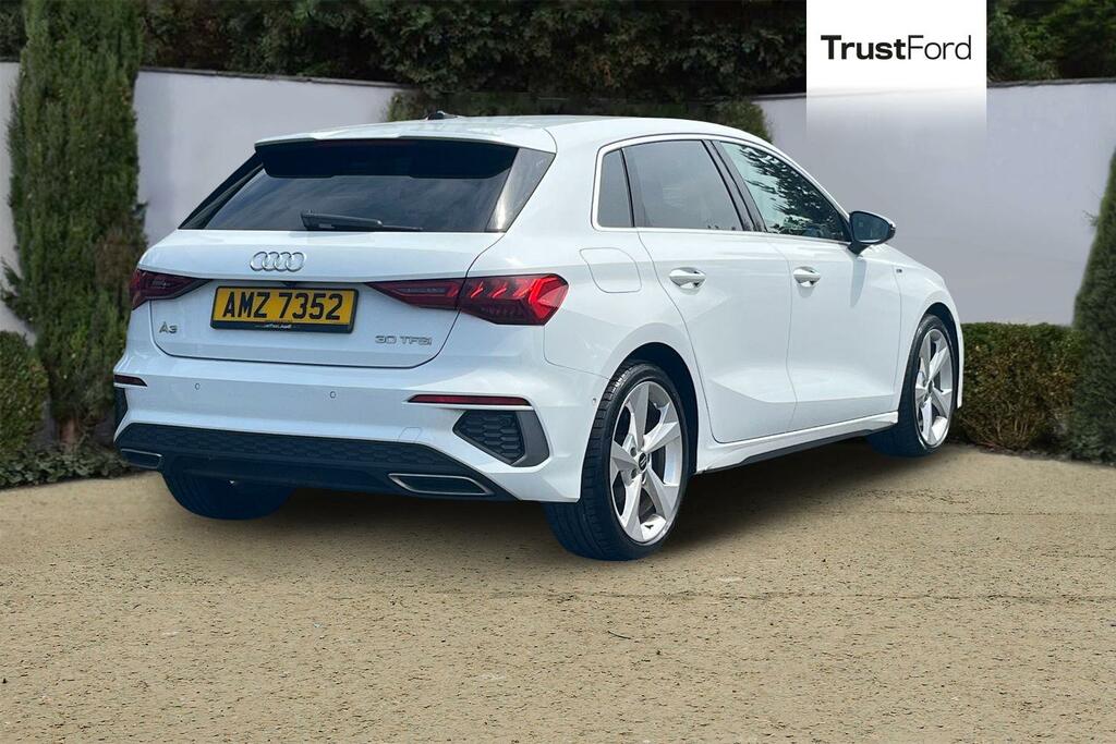Audi A3 30 Tfsi S Line S Tronic - Heated Seats Reversi AMZ7352 White #4