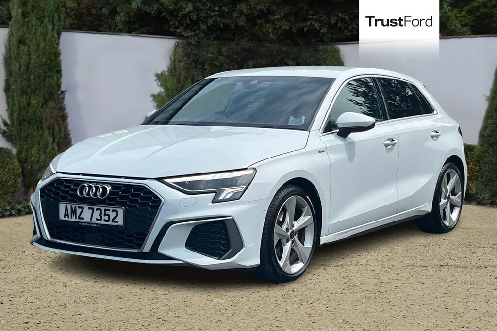 Audi A3 30 Tfsi S Line S Tronic - Heated Seats Reversi AMZ7352 White #5