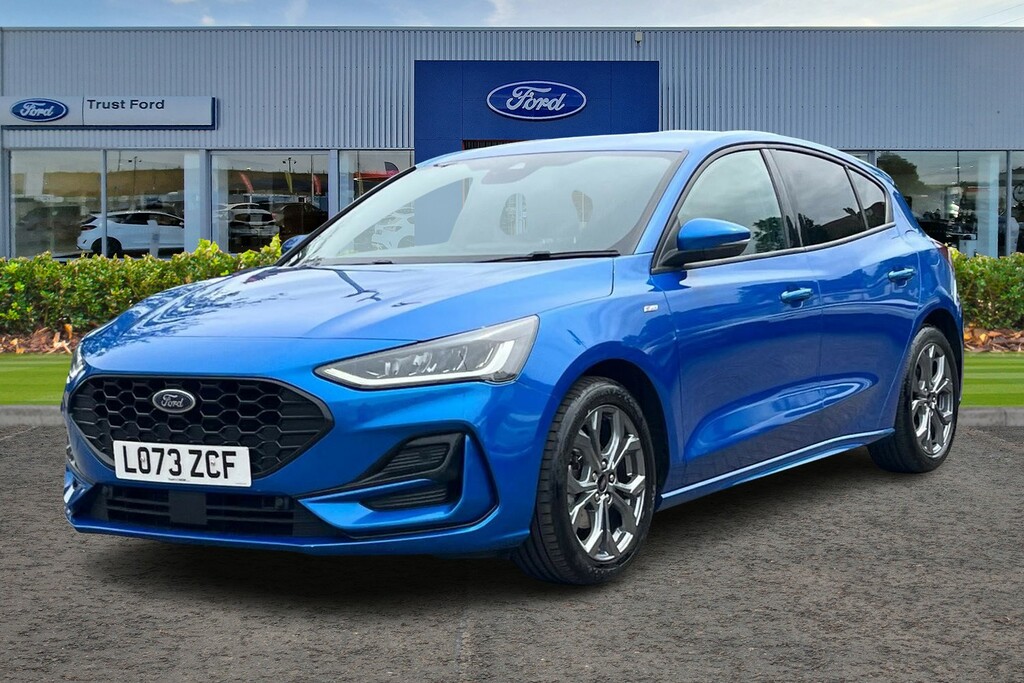 Ford Focus 1.0T Ecoboost St-line Hatchback LO73ZCF Blue #5