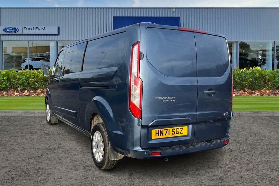 Ford Transit Custom 320 Limited L2 Lwb Double Cab In Van Fwd 2.0 HN71SGZ Blue #2