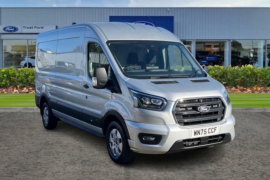 Ford Transit Custom 350 Limited L3 H2 Lwb Medium Roof Fwd 2.0 Eco WN75CCF Silver