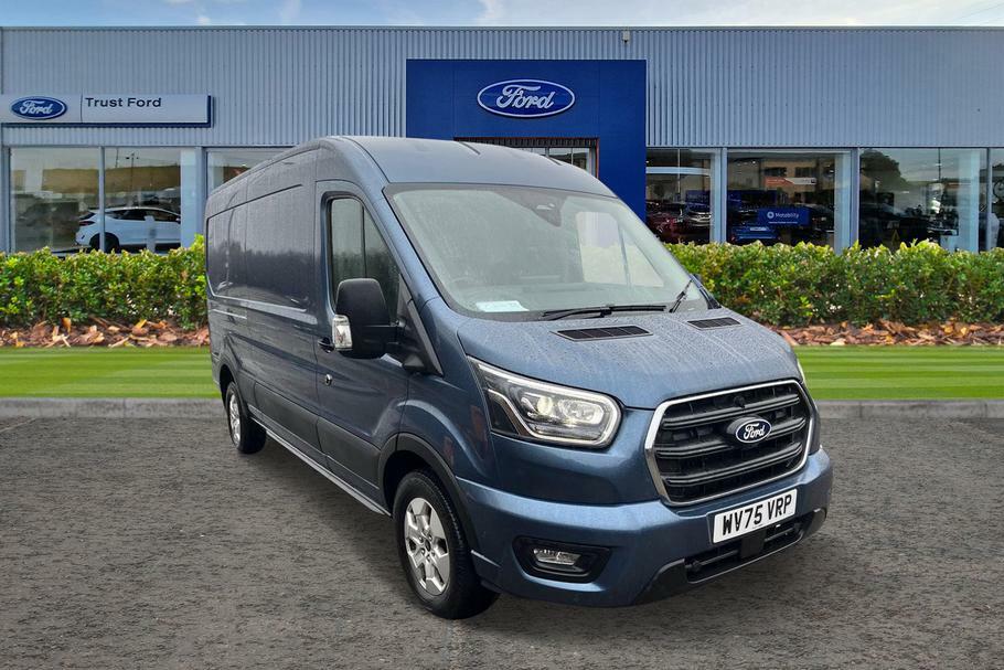 Ford Transit Custom 350 Limited L3 H2 Lwb Medium Roof Fwd 2.0 Ecoblue WV75VRP Blue