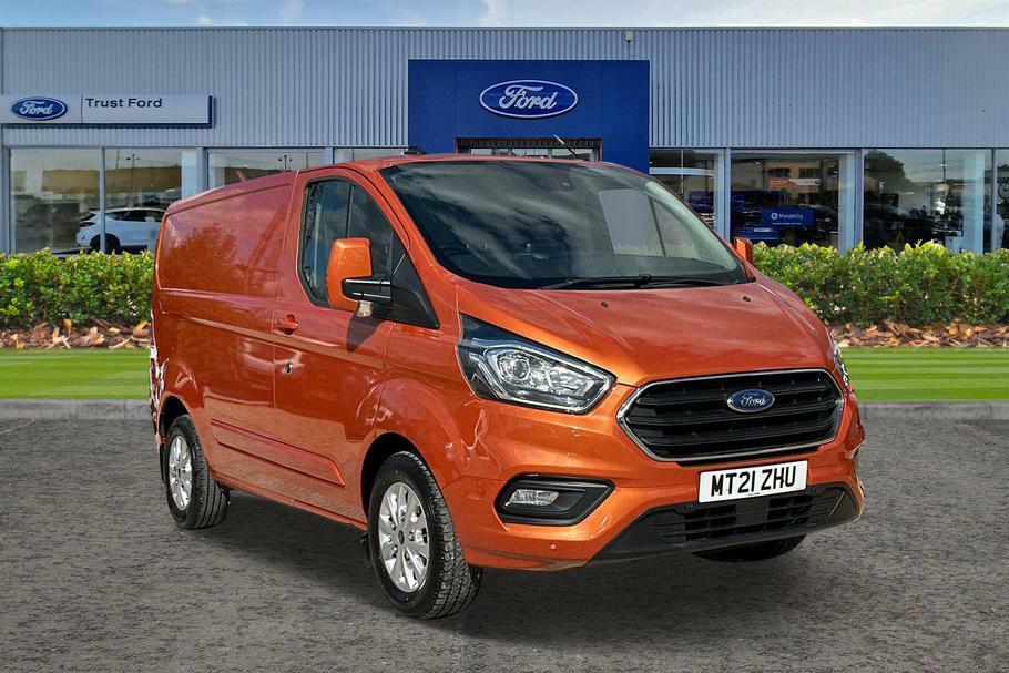 Ford Transit Custom 300 Limited L1 Swb Fwd 2.0 Ecoblue 130Ps Low Roof Orange
