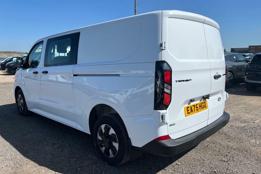 Ford Transit Custom 320 Trend L2 Lwb Double Cab In Van Fwd 2.5 Ph EA75HGO White #2