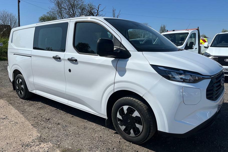 Ford Transit Custom 320 Trend L2 Lwb Double Cab In Van Fwd 2.5 Ph White