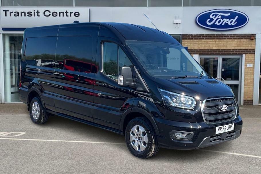 Ford Transit Custom 350 Limited L3 H2 Lwb Medium Roof Fwd 2.0 Ecoblue WR75JHF Black