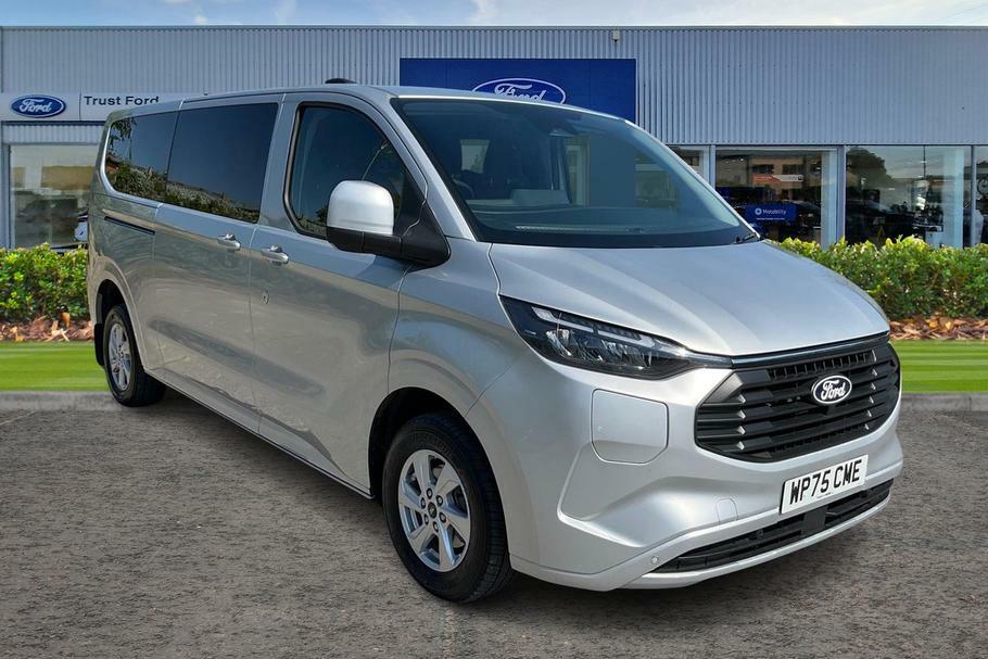 Ford Transit Custom 340 Limited L2 Lwb 9 Seat Kombi Fwd 2.5 Phev Silver