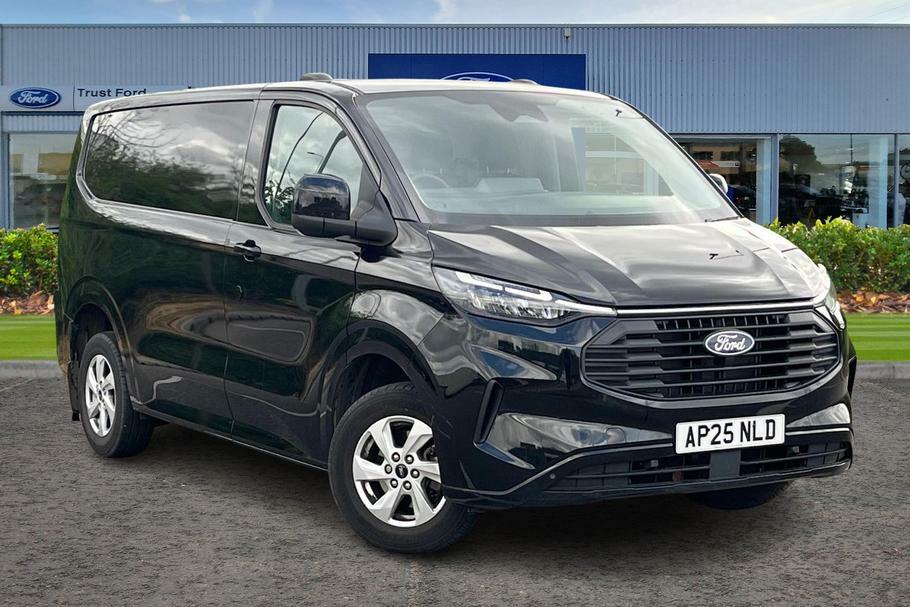 Ford Transit Custom 320 Limited L1 Swb Fwd 2.0 Ecoblue 136Ps Low Roof Black