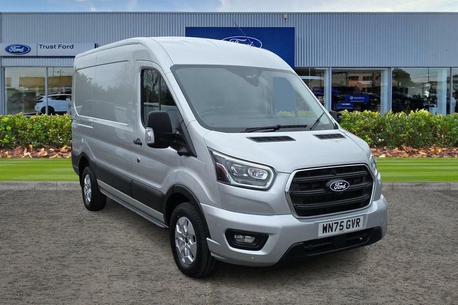 Ford Transit Custom 350 Limited L2 H2 Mwb Medium Roof Fwd 2.0 Eco WN75GVR Silver