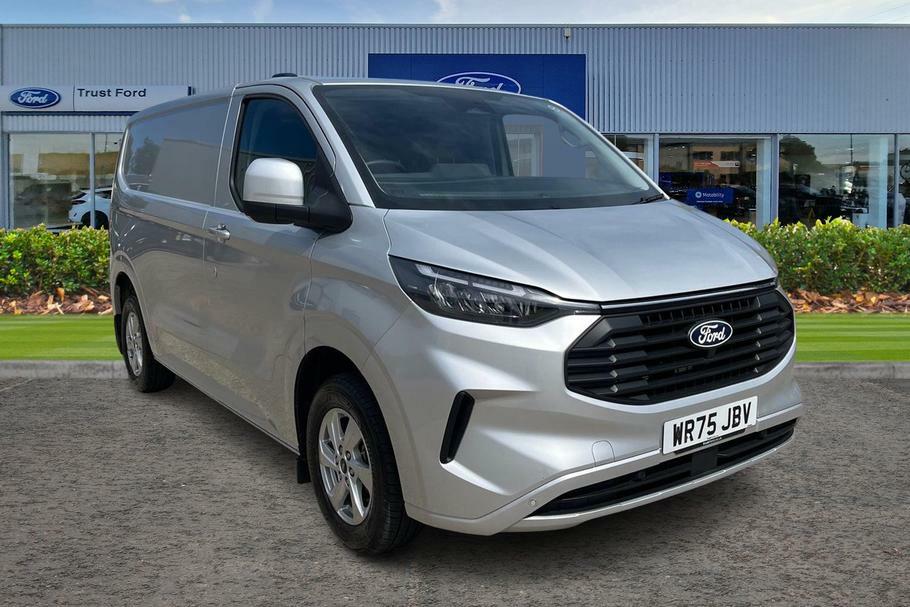 Ford Transit Custom 280 Limited L1 Swb Fwd 2.0 Ecoblue 136Ps Low Roof Silver